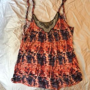 Fun patterned tank top